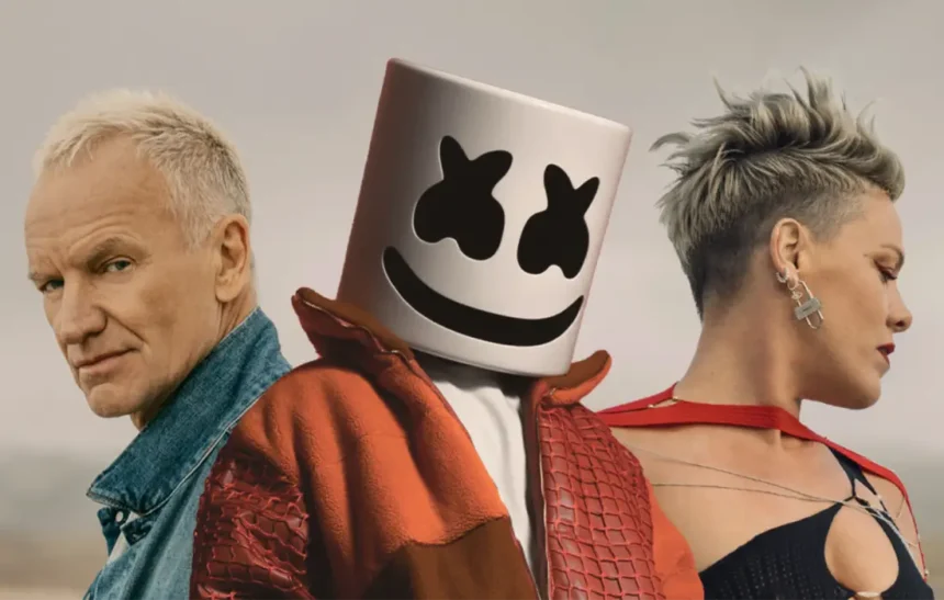 Пинк, Стинг и Marshmello